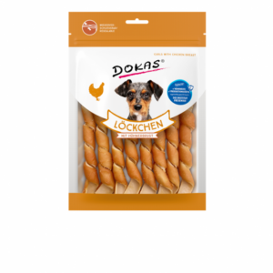 Die köstlichen Löckchen sind eine erstklassige Belohnung für jeden Hund und bieten ein unvergleichliches Geschmackserlebnis. Diese spiralförmig gedrehten Snacks sind mit zartem Hühnerbrustfilet überzogen und stellen eine schmackhafte Zwischenmahlzeit dar. Dank ihrer besonderen Form sorgen die Löckchen für abwechslungsreiche Freude beim Fressen und garantieren Spaß für Ihren Vierbeiner. Mit einem hohen Anteil von 42% Hühnerbrustfilet sowie wertvollen Zutaten wie Süßkartoffel, Erbsen und Chiasamenöl sind diese Snacks nicht nur lecker, sondern auch nahrhaft. Sie enthalten 22% Rohprotein und sind ideal als Belohnung zwischen den regulären Mahlzeiten. Denken Sie daran, die tägliche Futtermenge entsprechend anzupassen und stets frisches Wasser bereitzustellen. Lagern Sie die Löckchen nach dem Öffnen kühl und trocken, um die Frische zu bewahren. Der enthaltene Frischebeutel sorgt dafür, dass die Snacks lange haltbar bleiben. Füttern Sie den Snack unter Aufsicht und gönnen Sie Ihrem Hund diese hochwertige Belohnung!