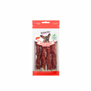 Unsere hochwertigen Kaustangen aus Rinderhaut, umwickelt mit feinem Entenbrustfilet, bieten Ihrem Hund ein unvergleichliches Kauerlebnis. Diese leckeren Snacks stärken nicht nur die Muskulatur durch intensives Kauen, sondern unterstützen auch die tägliche Zahnpflege Ihres vierbeinigen Freundes. Mit einem hohen Gehalt von 54 % Rinderhaut und 41 % Entenbrustfilet sind sie eine ausgezeichnete Wahl für gesunde Belohnungen zwischen den Mahlzeiten. Die Nährstoffwerte sprechen für sich: 83,4 % Rohprotein, 2,6 % Rohfett und nur 0,5 % Rohfaser sorgen für eine ausgewogene Ernährung. Lagern Sie die Kaustangen nach dem Öffnen kühl und trocken, um die Frische zu bewahren. Ihr Hund wird diese schmackhaften Snacks lieben – der perfekte Genuss für jeden Tag!