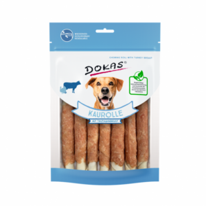 Entdecken Sie die köstlichen Kaurollen – feine Rinderhautstangen, umhüllt mit hochwertigem Truthahnfleisch, die ein unvergleichliches Geschmackserlebnis bieten. Diese Snacks sind nicht nur ein Genuss, sondern stärken auch die Kaumuskulatur Ihres Hundes durch intensives Kauen. Zudem tragen die Kaurollen zur täglichen Zahnpflege bei und helfen, die Zähne Ihres vierbeinigen Freundes gesund zu halten. Mit 57 % Truthahnbrust und 33 % Rinderhaut bieten sie eine proteinreiche Belohnung, die Ihr Hund lieben wird. Achten Sie darauf, die tägliche Futtermenge entsprechend anzupassen und stets frisches Wasser bereitzustellen. Lagern Sie die Kaurollen nach dem Öffnen kühl und trocken, um die Frische zu gewährleisten. Verwöhnen Sie Ihren Hund mit diesen hochwertigen Kaurollen – die perfekte Belohnung zwischen den Mahlzeiten!