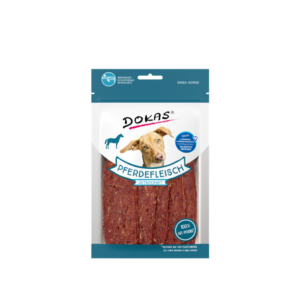 Entdecken Sie unseren exklusiven Pferdefleisch-Snack in praktischen Scheiben – die perfekte Belohnung für Ihren Vierbeiner! Dieser hochwertige Snack wird schonend luftgetrocknet und besteht zu 100 % aus reinem Pferdefleisch, ideal für ernährungssensible Hunde. Mit einer Zusammensetzung von 93 % Pferdefleisch, pflanzlichen Nebenerzeugnissen und Mineralstoffen bietet er eine gesunde und schmackhafte Ergänzung zur täglichen Fütterung. Empfohlen wird die Gabe als Belohnung zwischen den Mahlzeiten, wobei die tägliche Futtermenge entsprechend angepasst werden sollte. Achten Sie stets darauf, Ihrem Hund ausreichend frisches Trinkwasser bereitzustellen. Lagern Sie den Snack nach Anbruch kühl und trocken, und verschließen Sie den Frischebeutel gut, um die Qualität zu erhalten. Bitte füttern Sie den Snack unter Aufsicht, da der enthaltene Absorber nicht zum Verzehr geeignet ist. Verwöhnen Sie Ihren Hund mit diesem gesunden und schmackhaften Snack – für glückliche und zufriedene Momente!