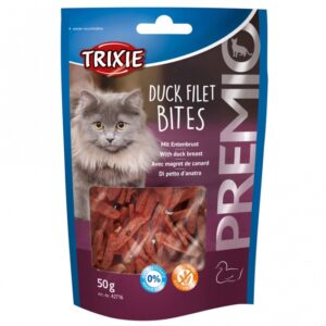 Entdecken Sie unsere köstlichen Snacks mit hochwertiger Entenbrust, die mit einem Fleischgehalt von 79 % überzeugen. Diese glutenfreien Leckereien sind perfekt für alle, die auf Zuckerzusatz verzichten möchten, und bieten ein unvergleichliches Geschmackserlebnis. Mit einem Inhalt von 50 g sind sie ideal für unterwegs oder als gesunde Zwischenmahlzeit. Genießen Sie die hohe Qualität und den natürlichen Geschmack unserer Produkte – der beste Genuss für Feinschmecker!