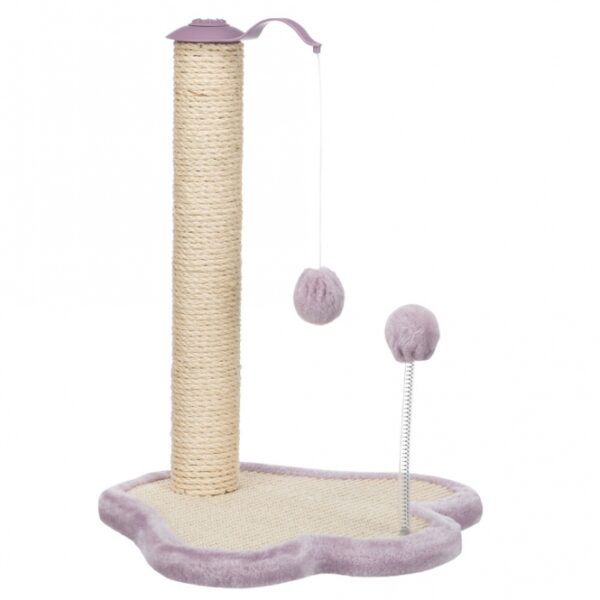 Dieser stilvolle Sisalbaum mit einem Durchmesser von 6 mm und einer Höhe von ca. 50 cm ist die perfekte Ergänzung für Ihr Zuhause. Der natürliche Stamm und der weiche Plüsch aus hochwertigem Polyester (240 g/m²) in den Farben natur und flieder sorgen für eine angenehme Atmosphäre. Mit einer Grundfläche von ca. 40 x 38 cm ist dieser Sisalbaum nicht nur platzsparend, sondern auch ein echter Blickfang. Der Stammdurchmesser von ca. 6,5 cm garantiert Stabilität und Langlebigkeit. Holen Sie sich diesen vielseitigen Sisalbaum, der sowohl als dekoratives Element als auch als gemütlicher Rückzugsort für Ihre Haustiere dient. Ideal für alle, die Wert auf hohe Qualität und ein ansprechendes Design legen!