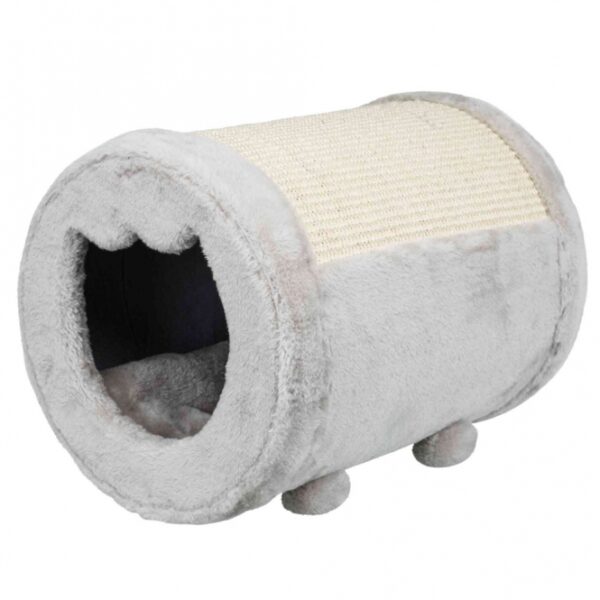 Dieser elegante Sisal/Plüsch Katzenkorb aus hochwertigem Polyester (400 g/m²) bietet Ihrem Haustier einen komfortablen Rückzugsort. Mit einem Durchmesser von ca. 27 cm und einer Länge von ca. 39 cm ist er ideal für Katzen jeder Größe. Das herausnehmbare Kissen mit Polyestervlies-Füllung sorgt für zusätzlichen Komfort und kann ganz einfach per Handwäsche gereinigt werden. Die stilvolle graue Farbe fügt sich harmonisch in jedes Zuhause ein und macht diesen Katzenkorb zu einem attraktiven Möbelstück. Investieren Sie in die hohe Qualität und den besten Komfort für Ihr Haustier – dieser Katzenkorb ist die perfekte Wahl für anspruchsvolle Tierbesitzer!