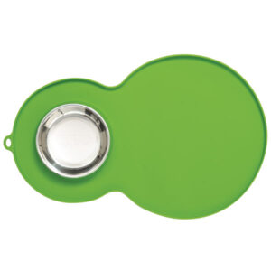 Entdecken Sie die **weiche Silikon-Unterlegmatte mit Edelstahl-Napf**, die perfekte Lösung für Ihr Haustier! Diese hochwertige Unterlegmatte ist aus lebensmittelechtem Silikon gefertigt und bietet ein schnurrhaarfreundliches, niedriges Design, das für maximalen Komfort sorgt. Mit einem praktischen Rand und einer integrierten Schlaufe lässt sich die Matte einfach trocknen und platzsparend lagern. Ideal in Kombination mit den Catit Trinkbrunnen, dem Catit Multi-Napf und anderen Catit Futternäpfen, ist diese Matte nicht nur flexibel, sondern auch äußerst pflegeleicht. Die Gesamtmaße betragen ca. 46 x 29 x 2,5 cm, während der Edelstahl-Napf etwa 2,3 x 13 x 13 cm misst. Verleihen Sie dem Futterbereich Ihres Lieblings einen stilvollen und funktionalen Touch!