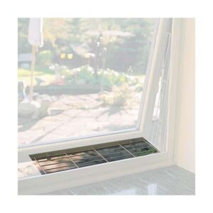 Dieses rechteckige Element für ein Fensterschutzgitter ist die ideale Lösung für Ihre Sicherheitsbedürfnisse. Hergestellt aus hochwertigem, pulverbeschichtetem Metall in elegantem Weiß, bietet es sowohl Stabilität als auch ästhetisches Design. Das Gitter kann einfach mit den beiliegenden Schrauben am Fenster befestigt oder, wenn Sie eine flexible Lösung bevorzugen, an den Fensterrahmen angeklebt werden. Mit den kompakten Maßen von 65,5 x 16 cm ist es perfekt für verschiedene Fenstergrößen geeignet. Bitte beachten Sie, dass es sich hierbei nur um ein einzelnes Element handelt – für ein vollständiges Fensterschutzgitter oder zusätzliche Seitenelemente müssen diese separat bestellt werden. Die Artikelnummer für das schräge Seitenelement lautet 4416-TRXI. Schützen Sie Ihr Zuhause mit diesem praktischen und hochwertigen Fensterschutzgitter!