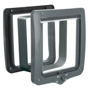 Diese hochwertige, geräuscharme Klappe mit transparenter Oberfläche ist die perfekte Lösung für Ihr Zuhause. Aus robustem, wetterfestem Kunststoff gefertigt, sorgt die umlaufende TPR-Dichtung für eine optimale Abdichtung und schützt vor Zugluft und Feuchtigkeit. Der praktische Drehverschluss ermöglicht eine einfache Handhabung, während das inklusive Tunnelelement eine flexible Installation mit einer Einbautiefe von 5–25 mm ermöglicht. Mit Gesamtmaßen von 24 × 28 cm und einem Ausschnitt von 19,7 × 21,7 cm lässt sich die Klappe problemlos in verschiedene Wandstärken integrieren. Zudem ist sie mit weiteren Tunnelelementen beliebig erweiterbar, was sie zu einer idealen Wahl für individuelle Bedürfnisse macht. Die elegante graue Farbe fügt sich harmonisch in jedes Wohnambiente ein und bietet gleichzeitig hohe Funktionalität und Qualität.