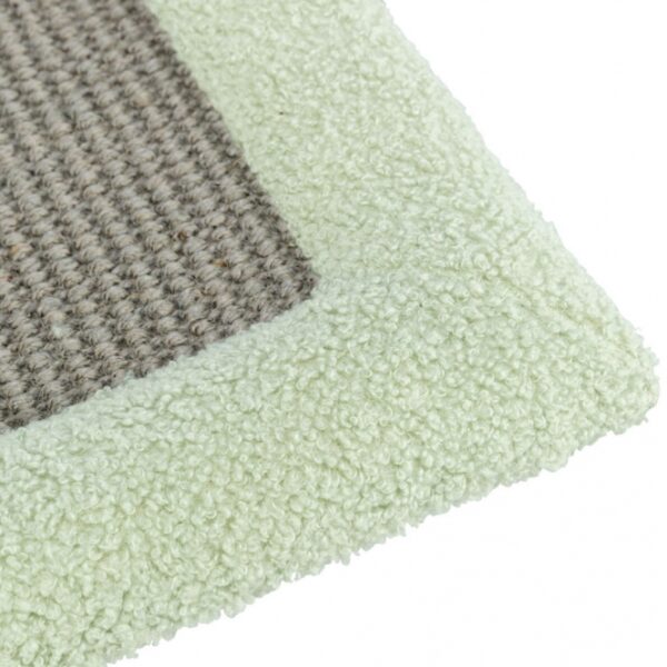 Dieser stilvolle Teppich in Sisal/Lammfell-Optik aus hochwertigem Polyester ist die perfekte Ergänzung für Ihr Zuhause. Mit seinen praktischen Maßen von ca. 47 × 47 cm eignet er sich ideal zum Hinlegen in jedem Raum, sei es im Wohnzimmer, Schlafzimmer oder Flur. Die ansprechende Farbgestaltung in grau und mint sorgt für eine moderne Atmosphäre und lässt sich mühelos mit verschiedenen Einrichtungsstilen kombinieren. Genießen Sie die Vorteile eines pflegeleichten und langlebigen Teppichs, der nicht nur optisch überzeugt, sondern auch eine hohe Qualität bietet – perfekt für alle, die Wert auf Design und Funktionalität legen.