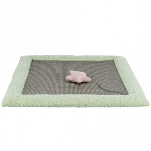 Dieser stilvolle Teppich in Sisal/Lammfell-Optik aus hochwertigem Polyester ist die perfekte Ergänzung für Ihr Zuhause. Mit seinen praktischen Maßen von ca. 47 × 47 cm eignet er sich ideal zum Hinlegen in jedem Raum, sei es im Wohnzimmer, Schlafzimmer oder Flur. Die ansprechende Farbgestaltung in grau und mint sorgt für eine moderne Atmosphäre und lässt sich mühelos mit verschiedenen Einrichtungsstilen kombinieren. Genießen Sie die Vorteile eines pflegeleichten und langlebigen Teppichs, der nicht nur optisch überzeugt, sondern auch eine hohe Qualität bietet – perfekt für alle, die Wert auf Design und Funktionalität legen.