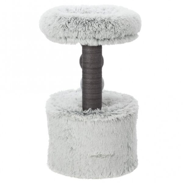 Dieses hochwertige Kuschelbett für Haustiere bietet ultimativen Komfort und Sicherheit. Es ist aus strapazierfähigem Jute mit einem Durchmesser von 4 mm und einem weichen Langhaar-Plüsch (Polyester) gefertigt, der eine angenehme Liegefläche mit 310 g/m² bietet. Mit einer Höhe von ca. 73 cm und einer Grundfläche von etwa 54 x 40 cm bietet das Bett genügend Platz für Ihr Tier. Die gemütliche Höhle ist mit Fleece (Polyester) ausgestattet und verfügt über ein Wendekissen, das sich leicht von Hand waschen lässt. In elegantem Grau passt es perfekt in jede Wohnung. Gönnen Sie Ihrem Haustier den besten Schlafplatz mit diesem stilvollen und funktionalen Kuschelbett!
