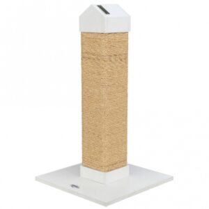 Diese stilvolle Sisal-Kratzbaum für Katzen ist ein unverzichtbares Möbelstück für jeden Katzenliebhaber. Mit einem Durchmesser von 5 mm und einem stabilen, lackierten Sperrholz bietet er nicht nur eine robuste Konstruktion, sondern auch eine ansprechende weiße Farbe, die in jedes Zuhause passt. Die Grundfläche von etwa 34 × 34 cm und eine Höhe von ca. 60 cm machen ihn ideal für Katzen aller Größen. Der Stamm misst ca. 11 × 11 cm und sorgt für zusätzlichen Halt und Stabilität. Zudem unterstützt TRIXIE mit dem Verkauf dieser Serie wichtige Meeresschutzprojekte, was einen wertvollen Beitrag zum Natur- und Artenschutz leistet. Investieren Sie in diesen hochwertigen Kratzbaum und bieten Sie Ihrer Katze einen perfekten Platz zum Spielen und Entspannen!