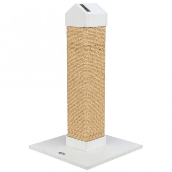 Diese stilvolle Sisal-Kratzbaum für Katzen ist ein unverzichtbares Möbelstück für jeden Katzenliebhaber. Mit einem Durchmesser von 5 mm und einem stabilen, lackierten Sperrholz bietet er nicht nur eine robuste Konstruktion, sondern auch eine ansprechende weiße Farbe, die in jedes Zuhause passt. Die Grundfläche von etwa 34 × 34 cm und eine Höhe von ca. 60 cm machen ihn ideal für Katzen aller Größen. Der Stamm misst ca. 11 × 11 cm und sorgt für zusätzlichen Halt und Stabilität. Zudem unterstützt TRIXIE mit dem Verkauf dieser Serie wichtige Meeresschutzprojekte, was einen wertvollen Beitrag zum Natur- und Artenschutz leistet. Investieren Sie in diesen hochwertigen Kratzbaum und bieten Sie Ihrer Katze einen perfekten Platz zum Spielen und Entspannen!