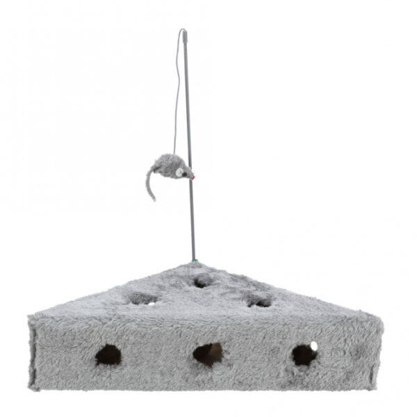 Entdecken Sie das perfekte Katzenspielzeug für Ihre geliebte Katze! Dieses hochwertige Katzenspielzeug mit einem weichen Plüschbezug sorgt für stundenlangen Spielspaß. Ausgestattet mit einer niedlichen Plüschmaus an einer Spielangel und drei bunten Spielbällen im Inneren des Cats Cheese, ist es ideal, um die Neugier Ihrer Katze zu wecken und ihre Jagdinstinkte zu fördern. Mit den kompakten Maßen von ca. 36 × 8 × 26/26 cm passt es perfekt in jede Wohnung. Erhältlich in verschiedenen Farben, die von der Abbildung abweichen können, ist dieses Spielzeug nicht nur unterhaltsam, sondern auch ein echter Hingucker in Ihrem Zuhause. Gönnen Sie Ihrer Katze das beste Spielzeug für unvergessliche Spielstunden!