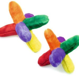 Dieser kuschelige Stern aus hochwertigem Plüsch ist der perfekte Begleiter für Kinder und sorgt für stundenlangen Spielspaß. Mit einer Größe von ca. 25 x 25 cm ist er ideal zum Kuscheln und Spielen. Der Stern ist bis 30° C waschbar, was ihn besonders pflegeleicht und hygienisch macht. Zudem begeistert er mit 4 integrierten Squeekern, die für lustige Geräusche sorgen und die Sinne Ihres Kindes anregen. Holen Sie sich diesen tollen Plüschstern und bereichern Sie das Spielzeugangebot Ihres Kindes mit einem Produkt, das sowohl Qualität als auch Spaß vereint!