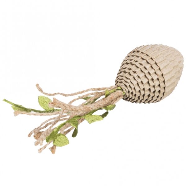 Entdecken Sie unser nachhaltiges Katzenspielzeug aus hochwertiger Pappe und robustem Hanf. Mit einer Größe von ca. 13 cm ist dieses umweltfreundliche Spielzeug perfekt für Katzen aller Größen geeignet und sorgt für stundenlangen Spielspaß. Das natürliche Material fördert nicht nur das Spielverhalten Ihrer Katze, sondern ist auch eine gesunde und sichere Wahl für Ihr Haustier. Setzen Sie auf Qualität und Nachhaltigkeit – das ideale Spielzeug für umweltbewusste Katzenliebhaber!