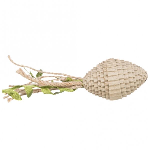 Entdecken Sie unser nachhaltiges Katzenspielzeug aus hochwertiger Pappe und robustem Hanf. Mit einer Größe von ca. 13 cm ist dieses umweltfreundliche Spielzeug perfekt für Katzen aller Größen geeignet und sorgt für stundenlangen Spielspaß. Das natürliche Material fördert nicht nur das Spielverhalten Ihrer Katze, sondern ist auch eine gesunde und sichere Wahl für Ihr Haustier. Setzen Sie auf Qualität und Nachhaltigkeit – das ideale Spielzeug für umweltbewusste Katzenliebhaber!