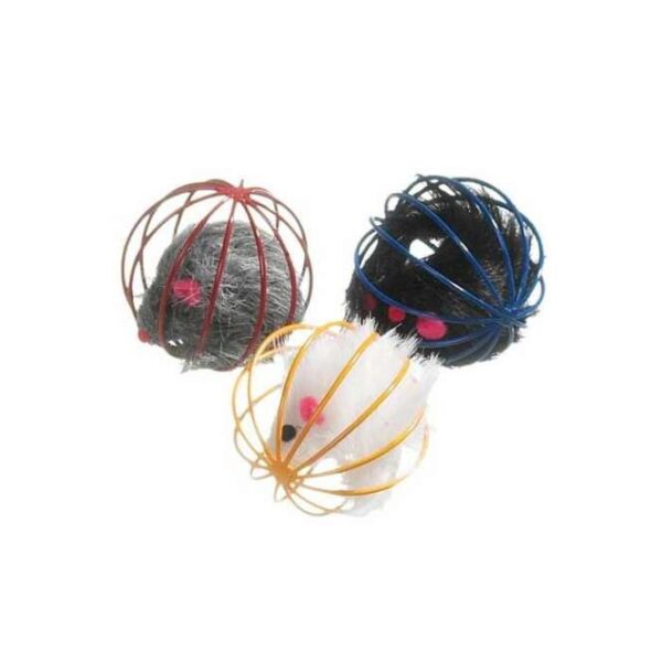 Entdecken Sie die lustige Plüschmaus im Gitterball, die das Spielvergnügen Ihrer Katze auf ein neues Level hebt! Dieser innovative Spielzeugball mit einem Durchmesser von ca. 5 cm rollt sich beim Spielen mühelos durch die Wohnung und weckt den natürlichen Jagdinstinkt Ihrer Katze immer wieder aufs Neue. Die Plüschmaus ist in verschiedenen Farben erhältlich, wobei die Farbwahl je nach Lagerbestand erfolgt. Schenken Sie Ihrer Katze stundenlangen Spielspaß mit diesem hochwertigen und günstigen Katzenspielzeug, das für Freude und Bewegung sorgt!