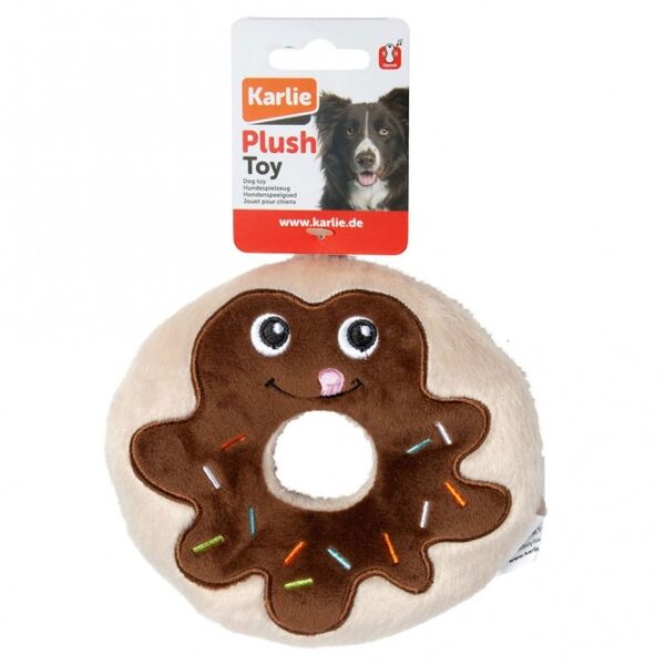 Der lustige Plüsch Donut ist das perfekte Spielzeug für Hunde und Katzen! Mit einem integrierten Squeeker sorgt er für jede Menge Spielspaß und Unterhaltung. Dieses hochwertige Plüschtier hat eine Größe von ca. 14 cm und ist ideal für kleine und mittelgroße Haustiere. Der weiche und strapazierfähige Stoff macht ihn zu einem langlebigen Begleiter für stundenlangen Spielgenuss. Gönnen Sie Ihrem vierbeinigen Freund diesen günstigen und gleichzeitig hochwertigen Plüsch Donut für unvergessliche Spielmomente!