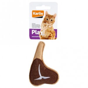 Entdecken Sie die zauberhaften Textilspielzeuge für Katzen, die in Form von leckeren Snacks von süß bis herzhaft gestaltet sind. Diese hochwertigen Spielzeuge bieten stundenlangen Spielspaß und enthalten unwiderstehliches Catnip, das Ihre Stubentiger sofort anzieht. Einige Modelle sind mit knisterndem Material ausgestattet, das zusätzlich zum Spielen animiert und für noch mehr Unterhaltung sorgt. Jedes detailreich gestaltete Spielzeug überzeugt nicht nur durch seine Qualität, sondern auch durch seine ansprechende Optik. Mit einer breiten Auswahl an Designs, von Erdbeeren über Donuts bis hin zu Pizza, finden Sie garantiert das perfekte Lieblingsspielzeug für jede Katze und jeden Katzenhalter. T-Bone: Größe: ca. 8 cm – ideal für Katzenliebhaber, die ihren Lieblingen etwas Besonderes bieten möchten!