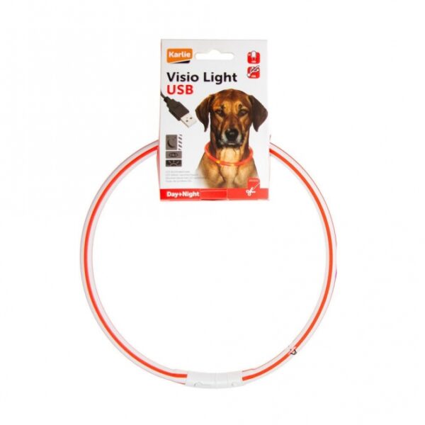 Der Visio Light LED-Schlauch sorgt dafür, dass Ihr Hund bis zu einer Entfernung von ca. 500 m sichtbar ist und somit sicher unterwegs sein kann. Dieser innovative Leuchtschlauch benötigt keine teuren Batterien, die oft gewechselt werden müssen. Stattdessen verfügt er über einen praktischen, aufladbaren Li-Ion Akku, der einfach über das mitgelieferte USB-Kabel (z.B. an einem Computer) aufgeladen werden kann. Der spritzwassergeschützte LED-Schlauch ist CE-konform und bietet die Möglichkeit, zwischen Blink- und Dauerlicht zu wechseln, um die Sichtbarkeit Ihres Hundes optimal zu gewährleisten. Zudem ist der Schlauch universell kürzbar und passt für Halsweiten von ca. 20 bis 70 cm, was ihn zu einem flexiblen und hochwertigen Zubehör für jeden Hundebesitzer macht. Die auffällige rot-weiß gestreifte Farbe sorgt dafür, dass Ihr Vierbeiner in der Dunkelheit nicht übersehen wird.