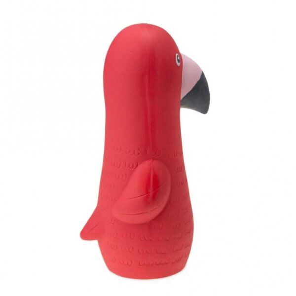Entdecken Sie unser hochwertiges Latexspielzeug in Form eines Vogels, das speziell für Hunde entwickelt wurde. Mit einer integrierten Plastikflasche, die beim Kauen knistert, sorgt dieses Spielzeug für stundenlangen Spielspaß und animiert Ihren Hund zum aktiven Spielen. Die ansprechende Optik macht das Spielzeug nicht nur funktional, sondern auch zu einem echten Blickfang in Ihrem Zuhause. Mit einer Größe von ca. 6,5 x 19,5 cm (Durchmesser x Länge) ist es ideal für kleine und mittelgroße Hunde. Gönnen Sie Ihrem vierbeinigen Freund das beste Spielzeug für unvergessliche Momente!
