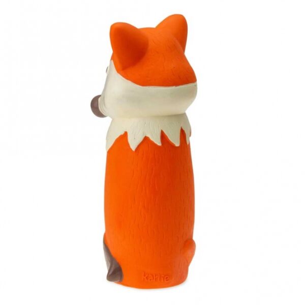 Entdecken Sie unser hochwertiges Latexspielzeug in Form eines Fuchses, das speziell für Ihren Hund entwickelt wurde. Mit einer integrierten Plastikflasche im Inneren sorgt dieses Spielzeug für aufregendes Knistern, das Ihren Hund zum Spielen animiert und für stundenlangen Spaß sorgt. Die ansprechende Optik macht das Spielzeug nicht nur funktional, sondern auch zu einem echten Hingucker in jedem Hundehaushalt. Mit einer praktischen Größe von ca. 6,5 x 19,5 cm (Durchmesser x Länge) ist es ideal für kleine bis mittelgroße Hunde. Gönnen Sie Ihrem vierbeinigen Freund dieses unterhaltsame und langlebige Spielzeug – für mehr Freude beim Spielen!