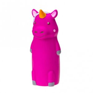 Entdecken Sie unser hochwertiges Latexspielzeug in der beliebten Einhorn-Form, das nicht nur optisch begeistert, sondern auch für stundenlangen Spielspaß sorgt. Im Inneren befindet sich eine knisternde Plastikflasche, die bei jedem Biss Ihres Hundes ein aufregendes Geräusch erzeugt und zum weiteren Spielen anregt. Mit einer Größe von ca. 6,5 x 19,5 cm (Durchmesser x Länge) ist dieses Spielzeug ideal für mittelgroße bis große Hunde. Schenken Sie Ihrem Vierbeiner Freude und Unterhaltung mit diesem langlebigen und ansprechenden Spielzeug – der perfekte Begleiter für aktive Hunde!