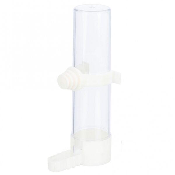 Dieser praktische Tränke- und Futterspender ist ideal für kleine Vogelarten wie Kanarienvögel und Wellensittiche. Mit einem Fassungsvermögen von ca. 50 ml und kompakten Gesamtmaßen von ca. 5 x 3 x 11,5 cm (LxBxH) lässt sich der Spender mühelos am Käfiggitter befestigen. Er sorgt dafür, dass Ihre Vögel stets Zugang zu frischem Wasser und Futter haben, was ihre Gesundheit und Lebensqualität verbessert. Der Spender ist in verschiedenen Farben erhältlich, wobei die Farbwahl je nach Lagerbestand erfolgt. Investieren Sie in diesen hochwertigen und funktionalen Futterspender, um das Wohlbefinden Ihrer kleinen gefiederten Freunde zu fördern!