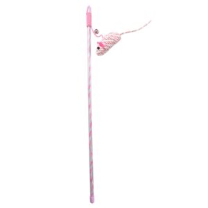 Entdecken Sie die perfekte Spielangel für Ihre Katze! Diese hochwertige Spielangel mit einer Spielmaus aus Papierkordel sorgt für stundenlangen Spielspaß und fördert die Bewegung Ihrer Katze. Die elastische Schnur ist mit einem Glöckchen ausgestattet, das zusätzlich für aufregende Spielmomente sorgt und die Neugier Ihrer Katze weckt. Mit dieser Spielangel stärken Sie nicht nur die Bindung zu Ihrem Haustier, sondern bieten ihm auch die Möglichkeit, seine natürlichen Jagdinstinkte auszuleben. Die Maße der Spielangel betragen 47 x 15 x 4 cm – ideal für Katzen jeden Alters. Gönnen Sie Ihrer Katze das beste Spielerlebnis und bringen Sie Freude in ihr Leben!
