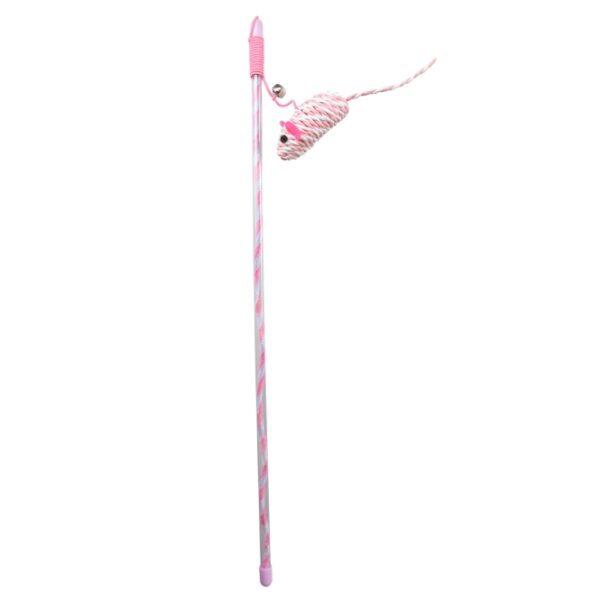 Entdecken Sie die perfekte Spielangel für Ihre Katze! Diese hochwertige Spielangel mit einer Spielmaus aus Papierkordel sorgt für stundenlangen Spielspaß und fördert die Bewegung Ihrer Katze. Die elastische Schnur ist mit einem Glöckchen ausgestattet, das zusätzlich für aufregende Spielmomente sorgt und die Neugier Ihrer Katze weckt. Mit dieser Spielangel stärken Sie nicht nur die Bindung zu Ihrem Haustier, sondern bieten ihm auch die Möglichkeit, seine natürlichen Jagdinstinkte auszuleben. Die Maße der Spielangel betragen 47 x 15 x 4 cm – ideal für Katzen jeden Alters. Gönnen Sie Ihrer Katze das beste Spielerlebnis und bringen Sie Freude in ihr Leben!