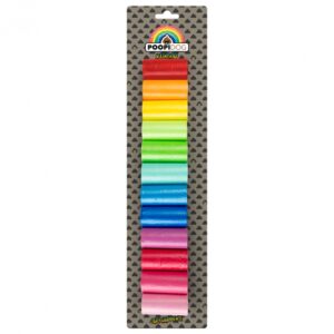 Erleben Sie das Leben in allen Farben mit den hochwertigen Kotbeuteln Poopidog Rainbow von duvoplus! Diese sehr dicken Kotbeutel sind nicht nur praktisch, sondern bringen auch Farbe in Ihren Alltag. Sh*t happens, aber mit diesen robusten und stilvollen Kotbeuteln wird das Entsorgen zum Kinderspiel. Wählen Sie aus einer Vielzahl von Regenbogenfarben diejenige, die Ihnen heute am besten gefällt! Unsere Kotbeutel sind ideal für Hundebesitzer, die Wert auf Qualität und Design legen. Machen Sie das Gassigehen zu einem bunten Erlebnis!