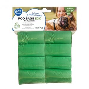 Unsere biologisch abbaubaren Kotbeutel sind die perfekte Lösung für umweltbewusste Hundebesitzer. Jede Rolle enthält 20 hochwertige Beutel, die sich durch ihre ökologische Beschaffenheit auszeichnen. Mit den praktischen Maßen von 23 x 33,3 cm sind sie ideal für alle Hundetypen und garantieren eine einfache Handhabung. Schützen Sie die Umwelt und sorgen Sie gleichzeitig für Sauberkeit in Ihrer Nachbarschaft – entscheiden Sie sich für unsere günstigen, biologisch abbaubaren Kotbeutel und leisten Sie Ihren Beitrag zu einer nachhaltigeren Zukunft!