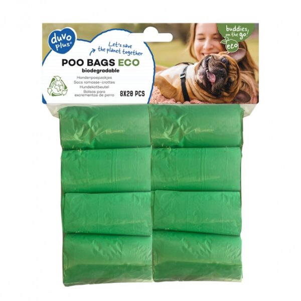 Unsere biologisch abbaubaren Kotbeutel sind die perfekte Lösung für umweltbewusste Hundebesitzer. Jede Rolle enthält 20 hochwertige Beutel, die sich durch ihre ökologische Beschaffenheit auszeichnen. Mit den praktischen Maßen von 23 x 33,3 cm sind sie ideal für alle Hundetypen und garantieren eine einfache Handhabung. Schützen Sie die Umwelt und sorgen Sie gleichzeitig für Sauberkeit in Ihrer Nachbarschaft – entscheiden Sie sich für unsere günstigen, biologisch abbaubaren Kotbeutel und leisten Sie Ihren Beitrag zu einer nachhaltigeren Zukunft!
