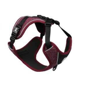 Das EXPLOR Ultimate Fit No-Pull-Geschirr ist das ideale ergonomische Hundegeschirr für tägliche Stadtspaziergänge und große Outdoor-Abenteuer. Mit seinem durchdachten Design bietet es Ihrem Hund optimale Bewegungsfreiheit, während der Druck beim Ziehen gleichmäßig über die Brust verteilt wird und somit lebenswichtige Organe im Nacken schützt. Dieses strapazierfähige und leichte Geschirr ist für fast alle Hunde geeignet, da es um den Nacken und die Brust verstellbar ist. Die zwei hochwertigen Edelstahl-Befestigungsringe – ein D-Ring im Brustbereich für ziehende Hunde und ein Ring auf dem Rücken für ruhige, ältere Hunde – ermöglichen eine einfache Handhabung. Die praktischen Schnallen in der Mitte sorgen dafür, dass Ihr Hund beim Anlegen des Geschirrs keine Beine heben muss. Zudem sind die meisten Riemen und Schnallen mit weichen, atmungsaktiven Materialien überzogen, um Wundscheuern zu vermeiden. Die reflektierenden Paspeln garantieren optimale Sichtbarkeit im Straßenverkehr, während die spezielle Innentasche für einen ID-Anhänger dafür sorgt, dass dieser leicht zugänglich und unbeschädigt bleibt. Mit dem EXPLOR Ultimate Fit Geschirr gehen Sie und Ihr Hund sicher und komfortabel auf Erkundungstour!