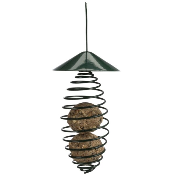 Dieser wetterfeste Meisenknödelhalter aus pulverbeschichtetem Metall ist die ideale Lösung für Vogelliebhaber, die bis zu 2 Meisenknödel gleichzeitig anbieten möchten. Mit seinem praktischen Dachüberstand schützt er die Futterspender vor Regen und Schnee, sodass Ihre gefiederten Freunde immer eine sichere Nahrungsquelle haben. Die kompakten Maße von ca. ø 10 × 25 cm machen ihn perfekt für jeden Garten oder Balkon. Investieren Sie in diesen hochwertigen und langlebigen Futterhalter, um die Vögel in Ihrer Umgebung zu unterstützen und gleichzeitig Ihr Zuhause zu verschönern.