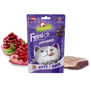 **Optimierte Produktbeschreibung:** Entdecken Sie unsere hochwertige Tiernahrung mit einer einzigartigen Zusammensetzung, die aus 90% Fleisch und tierischen Nebenerzeugnissen, darunter 26% köstliches Entenfleisch, besteht. Diese nährstoffreiche Formel enthält auch 4% Granatapfelkerne, die für ihre gesundheitsfördernden Eigenschaften bekannt sind, sowie Hefe und wertvolle Mineralstoffe. Unsere Rezeptur wird durch essentielle ernährungsphysiologische Zusatzstoffe wie Vitamin A (5000 IE), Vitamin D3 (500 IE), Vitamin E (5 mg) und Taurin (1000 mg) ergänzt, um die Gesundheit und Vitalität Ihres Haustieres zu unterstützen. Mit einem hohen Proteingehalt von 40% und einem Fettgehalt von 18% sorgt diese Nahrung für eine ausgewogene Ernährung, die auch die Bedürfnisse aktiver Tiere erfüllt. Die enthaltenen Rohfaser (3%) und Rohasche (6%) tragen zu einer gesunden Verdauung bei, während der Feuchtegehalt von 27% für die nötige Hydration sorgt. Wählen Sie unsere Premium-Tiernahrung für eine gesunde und glückliche Lebensweise Ihres Tieres – die beste Wahl für anspruchsvolle Tierbesitzer! **Keywords:** Tiernahrung, hochwertig, Entenfleisch, Granatapfelkerne, gesund, Premium, nährstoffreich, gesundheitsfördernd, Protein, ausgewogene Ernährung.