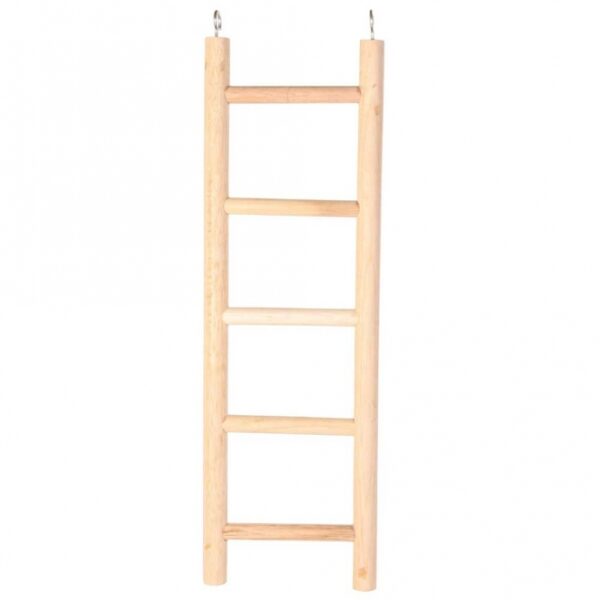Entdecken Sie unsere hochwertige Holzleiter, ideal für Großsittiche und Nymphensittiche. Mit 5 stabilen Sprossen und einer Höhe von ca. 45 cm bietet diese Leiter eine sichere und unterhaltsame Klettermöglichkeit für Ihre Vögel. Dank der robusten Bauweise ist sie nicht nur langlebig, sondern auch ein günstiges Zubehör für jedes Vogelheim. Fördern Sie die Aktivität und das Wohlbefinden Ihrer gefiederten Freunde mit dieser praktischen Holzleiter – ein Must-Have für jeden Vogelbesitzer!