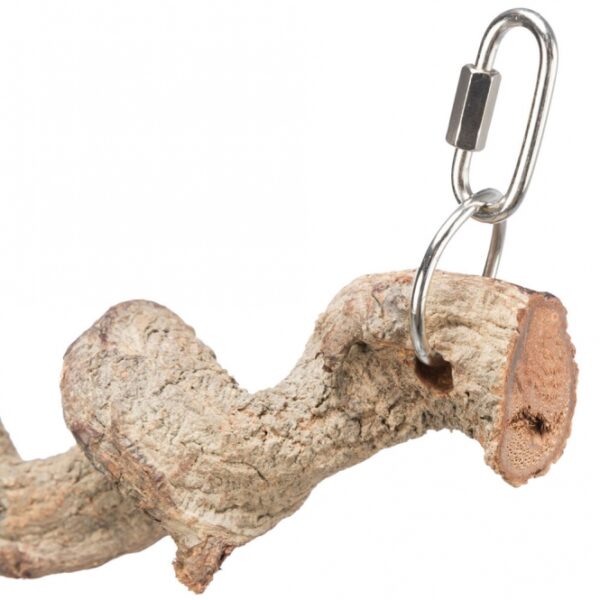 Dieser hochwertige Vogelspielplatz ist speziell für Nymphensittiche und andere Vögel konzipiert. Die tiergerechte Ausführung aus natürlichem Drachenholz bietet nicht nur eine ansprechende Form, sondern sorgt auch für ein sicheres und gesundes Spielvergnügen. Mit einem Durchmesser von ca. 25 mm und einer Länge von 36 cm ist dieses Produkt ideal zum Einhängen in Käfige oder Volieren geeignet. Entwickelt in enger Zusammenarbeit mit dem renommierten Weltvogelpark Walsrode, garantiert dieser Spielplatz hohe Qualität und Langlebigkeit. Schenken Sie Ihren gefiederten Freunden die perfekte Spielmöglichkeit für mehr Lebensfreude und Bewegung!