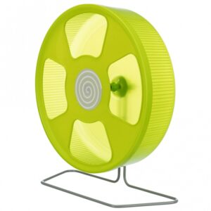 Diese innovativen Kunststoff-Laufräder sind die perfekte Wahl für Nagerliebhaber, die Wert auf Qualität und Sicherheit legen. Mit einem Durchmesser von 33 cm bieten sie optimalen Komfort für Degus, Ratten und ähnliche Tiere, während die geschlossene Lauffläche mit Querverstrebungen für sicheren Halt sorgt. Die leise und leichtgängige Bauweise schont die Wirbelsäule Ihrer Haustiere und sorgt für ein stressfreies Lauferlebnis. Der integrierte Sicherheitsständer und die geschlossene Rückwand verhindern ein Einklemmen, sodass Sie sich keine Sorgen machen müssen. Ob freistehend oder am Käfiggitter hängend, dieses Laufrad lässt sich flexibel einsetzen. Zudem ermöglicht die abnehmbare Kunststoffabdeckung eine mühelose Reinigung. Bitte beachten Sie, dass die Farbwahl je nach Lagerbestand erfolgt. Investieren Sie in dieses hochwertige Laufrad und bieten Sie Ihren Nagerfreunden ein sicheres und angenehmes Laufvergnügen!