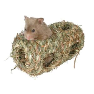 Unser hochwertiges Grasnest für Kleinnager ist die perfekte Rückzugsmöglichkeit für Ihre kleinen Freunde wie Hamster, Mäuse und andere ähnliche Tiere. Hergestellt aus 100% natürlichen Materialien, bietet es nicht nur einen sicheren und gemütlichen Platz zum Entspannen, sondern fördert auch das natürliche Nestverhalten. Mit einer praktischen Größe von ca. 9 x 18 cm passt es ideal in jeden Käfig und sorgt für ein angenehmes Wohnklima. Wählen Sie das beste Grasnest für Ihre Kleintiere und schenken Sie ihnen einen gemütlichen Rückzugsort aus hochwertigen, umweltfreundlichen Materialien!