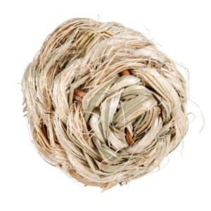 Entdecken Sie stundenlanges Spielvergnügen für Ihre Kaninchen, Meerschweinchen und Kleinnager mit unserem hochwertigen Grasball! Dieser innovative Spielzeugball hat einen Durchmesser von ca. 6 cm und enthält eine spannende Schelle im Inneren, die das Interesse Ihres Haustieres immer wieder neu weckt. Ideal für aktive Tiere, fördert der Grasball die Bewegung und sorgt für eine abwechslungsreiche Beschäftigung. Gönnen Sie Ihrem kleinen Freund das beste Spielzeug für unvergessliche Spielstunden – ein Muss für jedes Tierliebhaber-Haushalt!