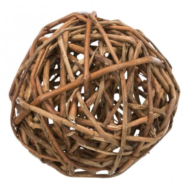 Dieser hochwertige Spielball für Nager und Kleintiere ist aus 100 % natürlichen Weidematerialien gefertigt und bietet eine sichere und umweltfreundliche Spielmöglichkeit. Mit einem Durchmesser von ca. 6 cm eignet sich dieser Ball perfekt für Hamster und andere kleine Haustiere. Fördern Sie die Aktivität und den Spieltrieb Ihres Lieblings mit diesem robusten und langlebigen Spielzeug, das nicht nur Spaß macht, sondern auch die Gesundheit Ihres Tieres unterstützt. Entdecken Sie den besten Spielball für Ihre Kleintiere und sorgen Sie für stundenlangen Spielspaß!