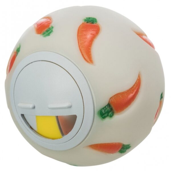 Dieser hochwertige Snackball für Kleintiere, ideal für Kaninchen und andere kleine Haustiere, besteht aus robustem Kunststoff und bietet eine unterhaltsame Möglichkeit, Snacks durch Rollbewegungen herauszulassen. Durch die verstellbare Öffnung können Sie die Leckerlieausgabe individuell regulieren, was die Geschicklichkeit Ihres Tieres fördert und gleichzeitig für stundenlangen Spielspaß sorgt. Mit einem Durchmesser von ca. 7 cm ist dieser Snackball perfekt für kleine Tierchen geeignet. Bitte beachten Sie, dass die Farben variieren und je nach Lagerbestand ausgewählt werden. Machen Sie das Füttern zu einem spannenden Erlebnis für Ihr Haustier mit diesem praktischen und ansprechenden Snackball!