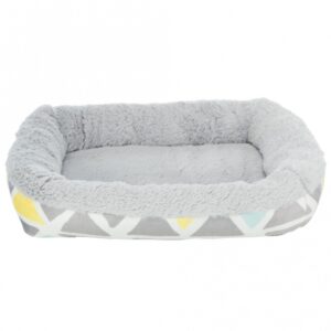 Dieser bequeme und farbenfrohe Plüschuntergrund ist ideal für Ihre kleinen Haustiere wie Kaninchen und Meerschweinchen. Hergestellt aus hochwertigem Kurzhaar-Plüsch mit einem strapazierfähigen Polyester-Bezug, bietet er eine gemütliche Liegefläche mit einer weichen Schaumstoff-Füllung. Der Rand ist mit Polyestervlies gefüllt und sorgt für zusätzliche Stabilität. Dank des rutschfesten Bodens bleibt der Untergrund sicher an seinem Platz, während Ihre Tiere darauf entspannen. Zudem ist der Plüschuntergrund bei 40°C waschbar, was die Pflege erleichtert. Mit den kompakten Maßen von ca. 30 × 6 × 22 cm passt er perfekt in jeden Käfig oder Auslauf. Gönnen Sie Ihren Haustieren den Komfort und die Sicherheit, die sie verdienen!