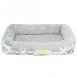 Dieser hochwertige Plüsch-Hundebett ist ideal für Ihre geliebten Haustiere, insbesondere für Kaninchen. Mit einem weichen Kurzhaar-Plüschbezug und einer komfortablen Schaumstoff-Füllung bietet es einen gemütlichen Rückzugsort für Ihr Tier. Der rutschfeste Boden sorgt für Stabilität und Sicherheit, während der Rand mit Polyestervlies-Füllung zusätzlichen Komfort bietet. Das bunte und graue Design passt perfekt in jedes Zuhause und ist zudem waschbar bei 40°C, was die Pflege erleichtert. Mit den kompakten Maßen von ca. 38 × 7 × 25 cm ist dieses Plüschbett eine ausgezeichnete Wahl für kleine Haustiere, die einen gemütlichen Schlafplatz suchen. Investieren Sie in Qualität und Komfort für Ihr Haustier!