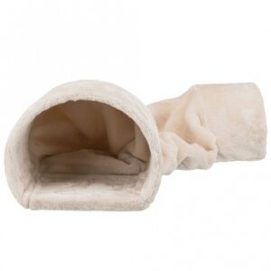 Dieser hochwertige Plüschkäfig für kleine Haustiere ist ideal für Kaninchen und Meerschweinchen. Mit einem weichen Plüschbezug aus Polyester sorgt er für maximalen Komfort und eine gemütliche Umgebung. Der Käfig verfügt über zwei Eingänge, die für einen einfachen Zugang und eine stressfreie Handhabung sorgen. Dank der stabilen Konstruktion mit verstärkten Ein- und Ausgängen bietet er sicheren Halt und schützt Ihr Tier. Mit den kompakten Maßen von ca. 27 x 21 x 80 cm passt er perfekt in jedes Zuhause. In einem ansprechenden Beigeton ist dieser Käfig nicht nur funktional, sondern auch ein stilvolles Accessoire für Ihr Tier. Investieren Sie in die beste Qualität für Ihr Haustier und schaffen Sie ihm einen gemütlichen Rückzugsort!