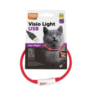 Der Visio Light LED-Schlauch sorgt dafür, dass Ihre Katze bis zu einer Entfernung von ca. 500 m für alle sichtbar ist. Dieses innovative Leuchtprodukt benötigt keine teuren Batterien, die häufig gewechselt werden müssen. Stattdessen verfügt der LED-Leuchtschlauch über einen praktischen Akku, der einfach über das mitgelieferte USB-Kabel aufgeladen werden kann – ideal für den Einsatz am Computer oder in der Steckdose. Der wasserfeste Schlauch bietet die Möglichkeit, zwischen Blink- und Dauerlicht zu wählen und ist zudem universell kürzbar mit einer Länge von ca. 35 cm. CE-getestet und in einem auffälligen Rot erhältlich, ist der Visio Light LED-Schlauch die perfekte Lösung, um die Sicherheit Ihrer Katze im Dunkeln zu gewährleisten. Holen Sie sich jetzt dieses hochwertige und praktische Produkt für mehr Sichtbarkeit und Sicherheit!
