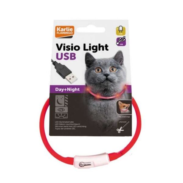 Der Visio Light LED-Schlauch sorgt dafür, dass Ihre Katze bis zu einer Entfernung von ca. 500 m für alle sichtbar ist. Dieses innovative Leuchtprodukt benötigt keine teuren Batterien, die häufig gewechselt werden müssen. Stattdessen verfügt der LED-Leuchtschlauch über einen praktischen Akku, der einfach über das mitgelieferte USB-Kabel aufgeladen werden kann – ideal für den Einsatz am Computer oder in der Steckdose. Der wasserfeste Schlauch bietet die Möglichkeit, zwischen Blink- und Dauerlicht zu wählen und ist zudem universell kürzbar mit einer Länge von ca. 35 cm. CE-getestet und in einem auffälligen Rot erhältlich, ist der Visio Light LED-Schlauch die perfekte Lösung, um die Sicherheit Ihrer Katze im Dunkeln zu gewährleisten. Holen Sie sich jetzt dieses hochwertige und praktische Produkt für mehr Sichtbarkeit und Sicherheit!