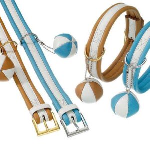Das COTTAGE LINE Halsband in Beige-Weiß (30 mm, 65 cm) ist die perfekte Wahl für stilbewusste Hundebesitzer, die ihrem Vierbeiner ein besonderes Accessoire bieten möchten. Dieses trendige Halsband überzeugt durch sein frisches Design und vermittelt den Eindruck von hochwertigem Schmuck, den nicht jeder Hund trägt. Hergestellt aus hochwertigem Kunstleder, bietet es nicht nur einen hohen Tragekomfort, sondern auch eine sorgfältige Verarbeitung, die Langlebigkeit garantiert. Die verchromten Beschläge setzen zudem modische Akzente. Machen Sie das COTTAGE LINE Halsband zum Lieblingsstück Ihres Hundes und genießen Sie die Kombination aus Stil und Funktionalität! Ideal für alle, die ein einzigartiges und elegantes Halsband suchen.