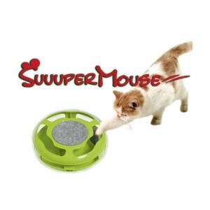 Bringen Sie „Speed“ in das Leben Ihrer Katze mit unserer hochwertigen, batteriebetriebenen „Rennmaus“! Dieses innovative Spielzeug verfügt über eine intelligente Start- und Stoppfunktion, die für stundenlangen Spaß sorgt und die natürlichen Jagdinstinkte Ihrer Katze fördert. Mit einer praktischen Größe von ca. 24,5 x 7,5 cm passt die Rennmaus perfekt in jede Spielumgebung. Bitte beachten Sie, dass die benötigten Batterien nicht im Lieferumfang enthalten sind und die Farbe von der Abbildung abweichen kann. Gönnen Sie Ihrer Katze das beste Spielerlebnis mit dieser unterhaltsamen und interaktiven Rennmaus!