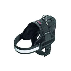 Entdecken Sie das innovative Xtreme Geschirr von Karlie – das neueste Hightech-Modell für Ihren Hund! Dieses hochwertige Geschirr überzeugt durch einen integrierten Haltegriff, extra starke Nähte und einen reflektierenden Streifen am Brustgurt für maximale Sicherheit bei Nacht. Die spezielle entlastende Polsterung sorgt dafür, dass der Druck optimal verteilt wird, während das strapazierfähige Nylonmaterial mit einer Teflon-Beschichtung Ihre Textilie dauerhaft vor Wasser- und Ölflecken schützt. Mit praktischen Klettstreifen an den Seiten können Sie Satteltaschen oder die beliebten Doggy Talk Slogans befestigen. Zusätzlich bieten wir eine Taschenlampe an, die Sie am Geschirr anbringen können. Das Xtreme Geschirr ist nicht nur funktional, sondern bleibt durch den Teflon fabric protector auch länger wie neu. Ideal für aktive Hunde, die ein robustes und sicheres Geschirr benötigen! Breite x Brustumfang: 38 mm x 67 - 84 cm.